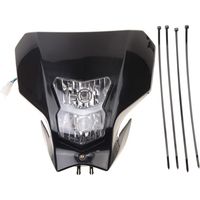DTEKGAZ - GOOFITS schwarzer Frontscheinwerfer für Honda CRF450L Modelle 2019-2020. Wasserdichte und stoßfeste LED-Beleuchtung, passend für Offroad-Motorräder der Baujahre 2019-2020.