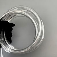 Tube flexible en PVC transparent (5 m) pour arrosage de jardin, lavage de voiture, aquarium et pompe à eau (diamètre intérieur 6 mm x diamètre extérieur 10 mm).