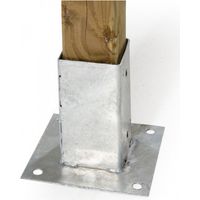 Plaque de fixation pour poteaux carrés 71x71 cm – Fixation robuste pour poteaux en bois – Dimensions 150 cm – Design esthétique – Biacchi