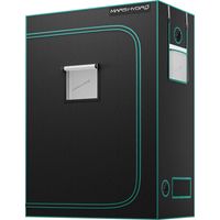 Mars Hydro – Chambre de culture indoor 120x60x180cm – Oxford 1680D – 1 porte et 1 fenêtre – Pour 3-4 plantes – Ventilation optimisée