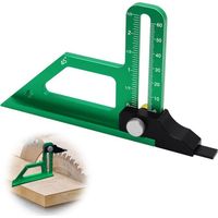 Outil de jauge à onglet pour scie à table Accessoires pour scie à table, jauge à onglet pour scie à table, jauge à onglet pour scie à table Réglage flexible pour une mesure précise Scie à table