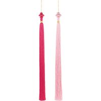 Tono Su Tono Nappa da Appendere Rosa Chiaro o Scuro 1 Pz
