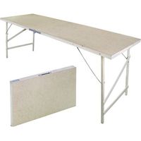 Fixkraft Klappbarer Picknicktisch Campingtisch Flohmarkt Holz 178 cm lang faltbar