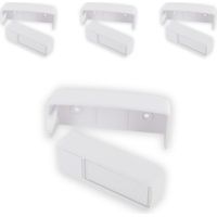 Lot de 4 boutons poussoirs sans fil LED DiO - transmission 150m - Blanc - Chacon