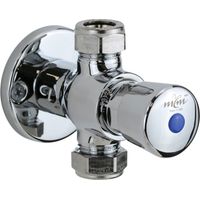 Rubinetto esterno monoacqua temporizzato a parete 1/2" x 1/2" MCM 900600 15/25 secondi