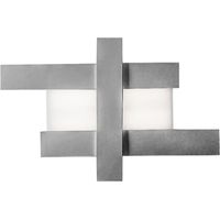 Applique LED 40W - Structure géométrique en acier, lumière chaude 3000K, 2620lm, largeur 84 cm