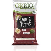 Terre à planter - ORBIO - 30 L - Support de culture polyvalent - Enrichie pour plantations