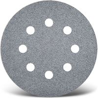 MENZER Platinum Klett-Schleifscheiben, 125 mm, 8-Loch, f. Exzenterschleifer, Halbedelkorund (50 Stk.) K400