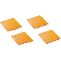 Thermohauser set 4 raschietti a pettine per decorazione