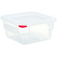 Araven contenitore 2 lt quadrato plastica con coperchio