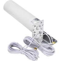 Antenne Externe 4G LTE - Gain 10-12 Dbi - Fréquence 698-2700 Mhz - Câble 5 M - Double Connecteur SMA Mâle