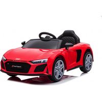Macchina Elettrica per Bambini 12V Licenza Ufficiale Audi R8 New Spyder con Telecomando e Sedile in pelle Rosso