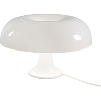 Retro Mushroom Lampe tricolore Lamp for Room Aesthetic Modern Lighting for Bedroom Cool Retro Living Room Decor (White)32x22cm