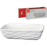 UMIDIFICATORE IN CERAMICA VASCHETTA RIGATA BIANCA- - cm.10x6x24h. - 12 pezzi IL COCCIO