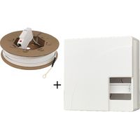 Coffret de communication fibre saillie avec DTIO