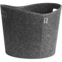 Cesta para leña Aduro Proline de fieltro gris Ø39 x Al31 cm