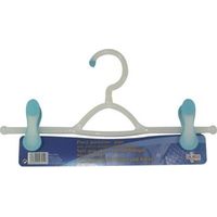 Halter aus Zwei Materialien Anti-Rutsch Kleiderbügel/Rock/Hosenklemme 34,5 1
