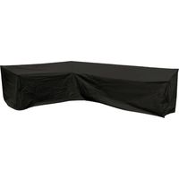 Housse De Meuble De Jardin - Forme En L - 210D Nylon Oxford Imperméable Et Résistant Aux UV - Pour Canapé D'Angle En Rotin - 1 Pièce