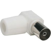 Conector TV hembra acodado 9.5
