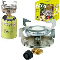 Réchaud touristique à gaz pour cartouches de gaz avec filetage 7/16" ATOS 1,8kW