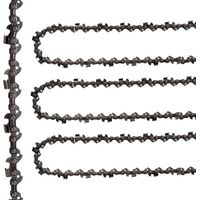 Chaînes de Tronçonneuse, 3PCS Chaîne Tronçonneuse 12", 45 Liens D'entraînement, Guide-Chaîne Huilepas de la Chaîne 3/8", Chaîne de Scie pour les Plaque Guides de Tronçonneuse 30 cm