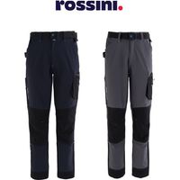 ROSSINI PANTALONI PANTALONE DA LAVORO RAINOLD LIGHT STRETCH ULTRALEGGERO REGULAR - Grigio - XL