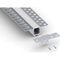 LEDsON Tapa final para perfil de placa de yeso RSL15 US, sin agujero para cable - 1 ud.