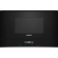 21 L 900 W-5 puissances-Electronique-TFT sensitif TouchControl-Cavité inox-H 38 cm-Tout intégrable-Noir - SIEMENS