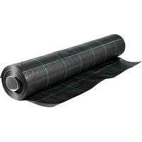 Telo Pacciamatura Antistrappo Uv Resistente Permeabile Drenante Orto Giardino Serra Polipropilene Contro Le Erbacce Copertura Pacciamante Super Resistente Stop Erbe Infestanti 1.57x100Mt