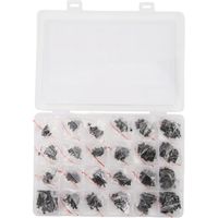 720PCS Kit Vis de Remplacement pour Ordinateur Portable Noir, Kit de Vis en Acier au Carbone pour Réparation de Notebook