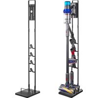 Mophorn Soporte para aspiradora, compatible con Dyson V6, V7, V8, V10, V11 y V15, soporte estable con ruedas para aspiradora vertical inalámbrica y accesorios