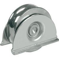 80mm groove grooved wheel 16.5mm round in countersunk head bracket grooved wheel for gate