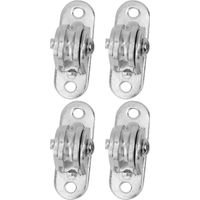 Yctze Festrolle, Zugrolle, elektrisches Spannrad, FSS-Spule, Deckenvorhang, Schwimmbadzubehör, Sonnenschirmzubehör, 4 Sets, SM-Rollenblock, Stahl-SM-Rolle