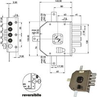 Serrure Sic.Quintupl.Sx Dm G416 Moia
