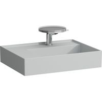LAUFEN Kartell lavabo, tablette gauche, 2 trous pour robinet,