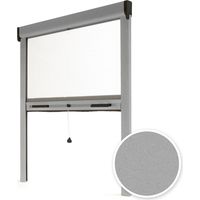 Store moustiquaire LUXE gris texturé 7038 H160 x L125