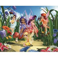 Papier peint enfant Fées magiques 305X244 CM Walltastic
