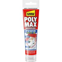 UHU Poly Max® Power Tansparent Klebe- und Dichtmasse Herstellerfarbe Transparent 47845 115 g