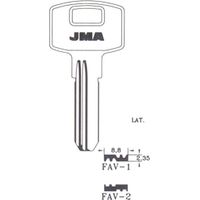 JMA llave punto jma fav-1d (caja 10) , DETALLES
Referencia FAV-1D
Para: FAVOUR ®
Catálogo CAT. LLAVES-KEYS - C.12
Clase