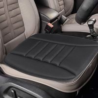 Coussin Voiture Siege, Coussin de Siège de Voiture Housse de Siège, Mousse Mémoire Protection Chaise Confortable Antidérapant Mat Pad Couverture Siège Auto, pour Auto Bureau Domicile - Noir