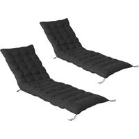 2er-Set Universal-Kissen für Babywippe ADAM 180cm schwarz
