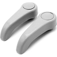 Poignées de Réglage de Siège Avant Grises, Clio 2 Accessoire Compatible avec Renault Clio 2 Twingo1 7701209658 7701470827