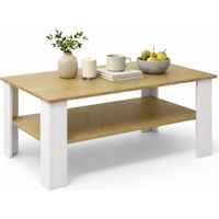 Table basse souple en bois Disalo 100x55 44x100x55 - VCM