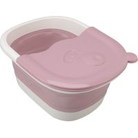 Baignoire pliable pour les pieds, seau pour enfants, baignoire en plastique rose