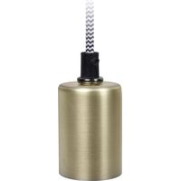Pendelleuchte 8 cm, gold matt, industriell - Home Styling Collection