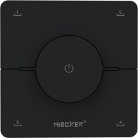 Panel De Control Rueda RF CCT - 4 Escenas - Mi Light - 2.4GHz - Negro