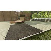 Kilim moderne Tapis Arvin - Tapis en laine - 200x140cm, Rectangular - 100% Laine vierge - Tissé main - Noir