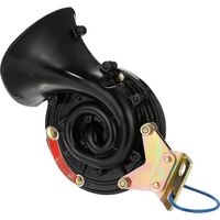 Loud 105DB 12V/24V Black Waterproof Electric Snail Horn Air Horn Raging Sound For Car Motorcycle Tru
