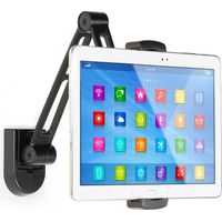 TECHLY Wandhalter fuer IPad/Tablet 11,94-32,77 cm 4,7-12,9Zoll Neigbar und Drehbar max.Hoehe 254mm m