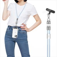 ANSMANN Chaîne pour téléphone portable universelle, lanyard câble USB C
